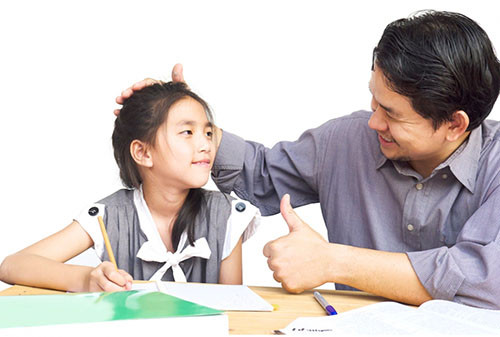 Trước kết quả học tập của con...